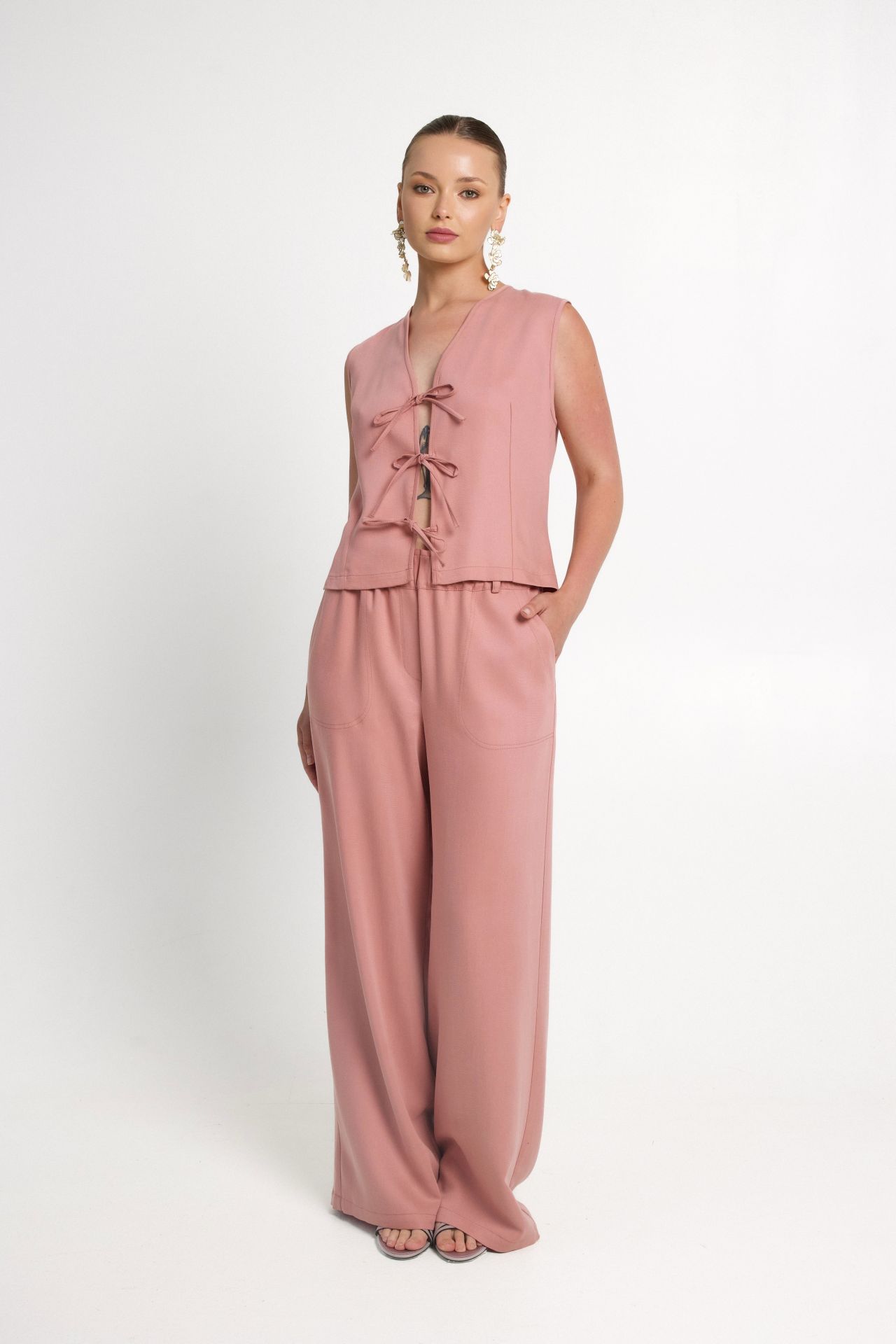 Top Tres Dusty Pink