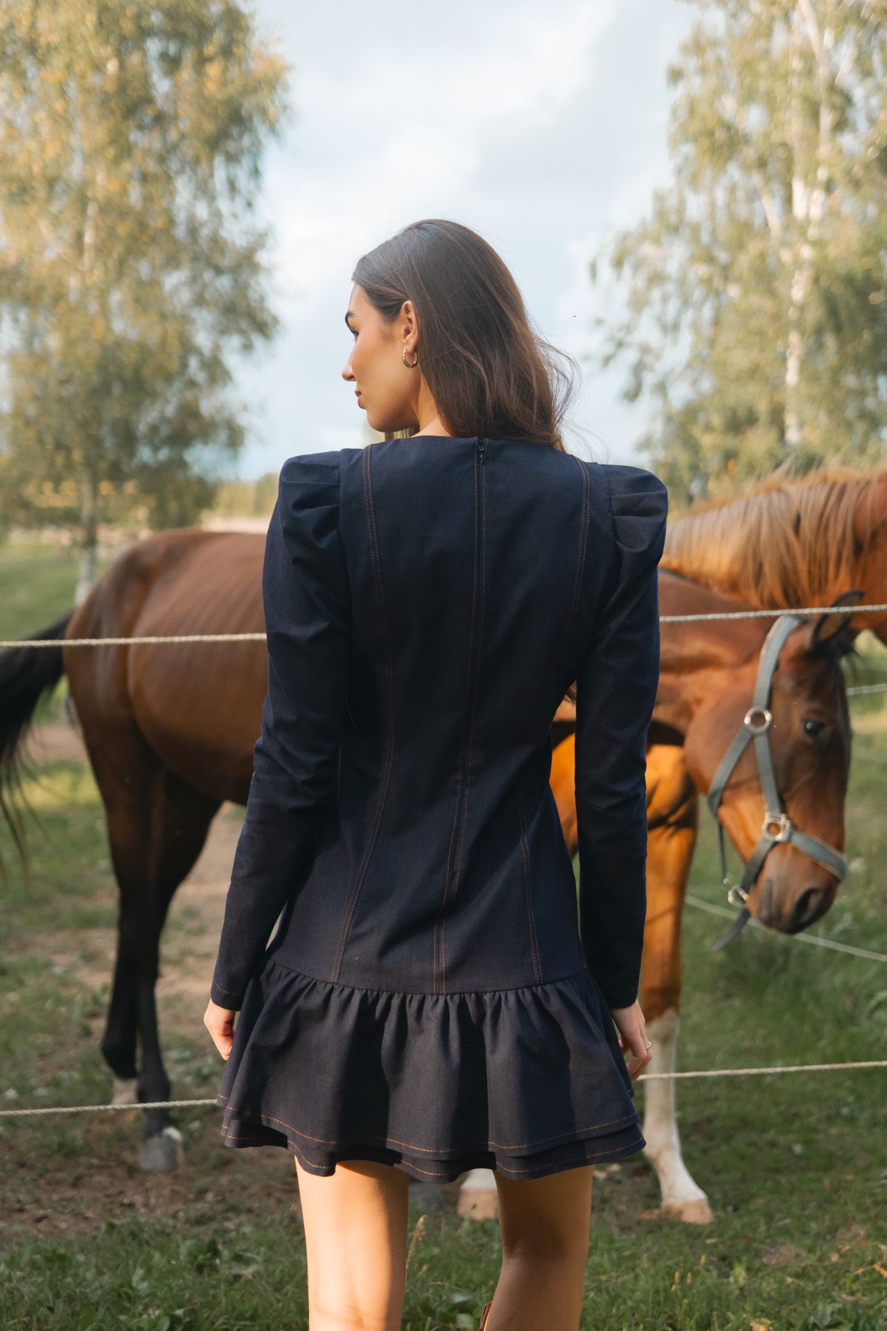 Sukienka jeansowa Dolly - obrazek 16