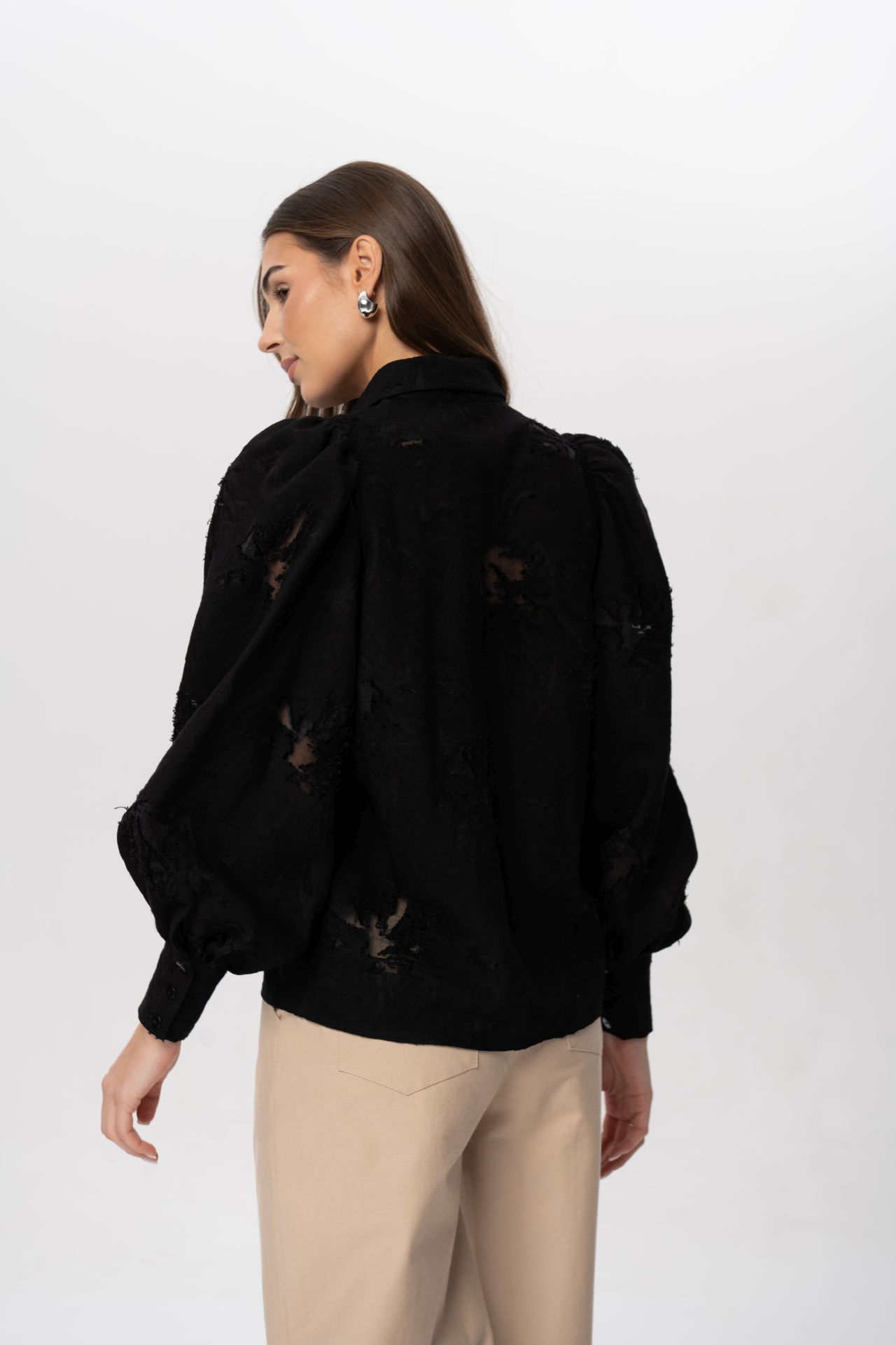 Bluzka Abigail (black) - obrazek 4