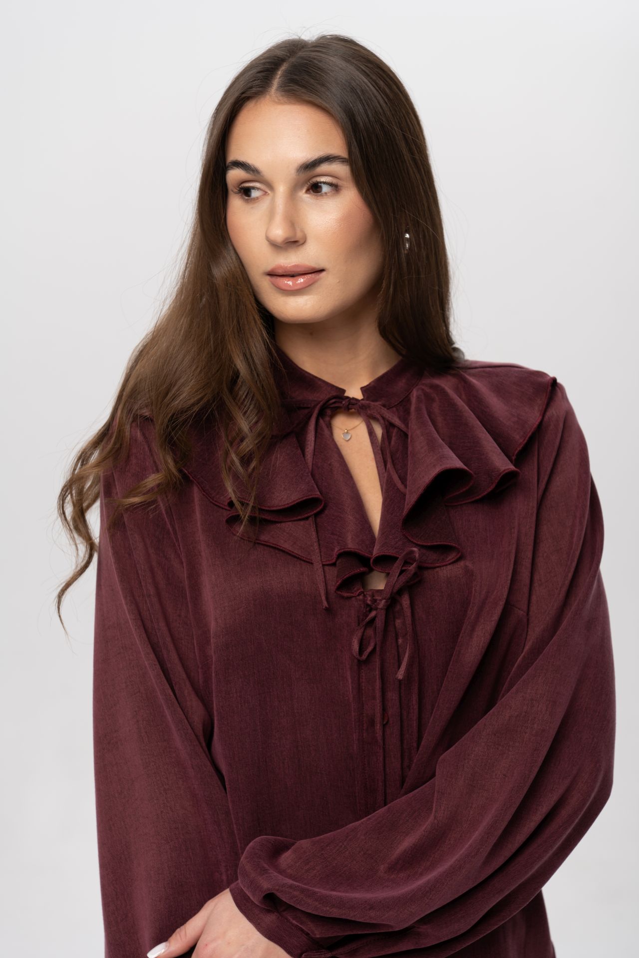 Bluzka Amina (bordo) - obrazek 7