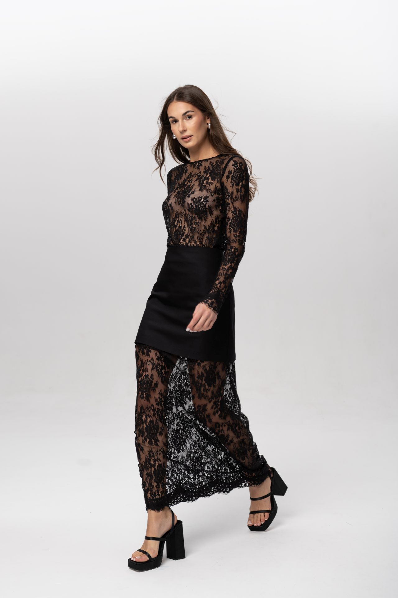 Spódnica Elizabeth mini (czarna)