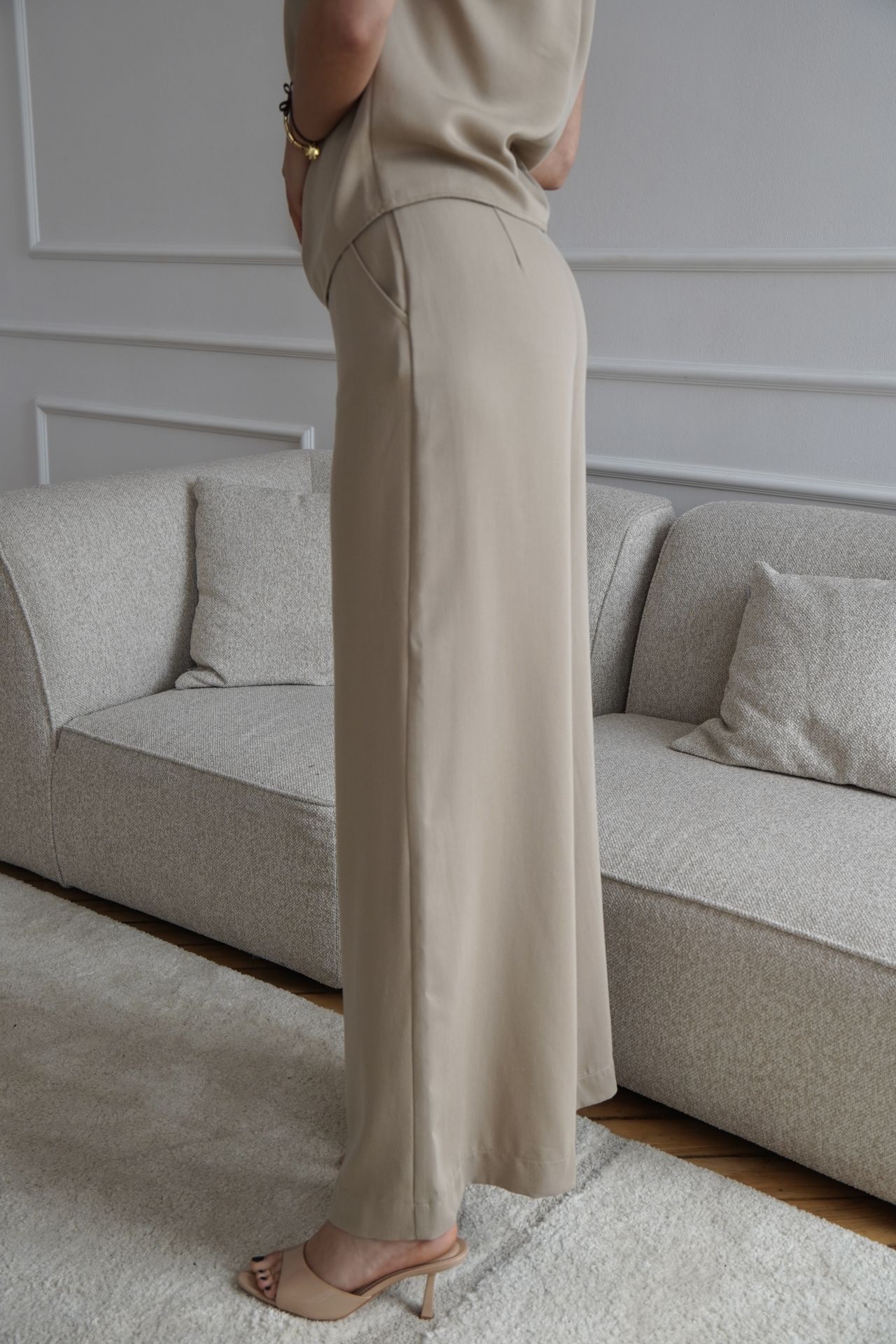 Spodnie Alexa (beige) - obrazek 3
